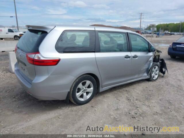 TOYOTA SIENNA L 7 PASSENGER, 5TDZZ3DC2JS917975