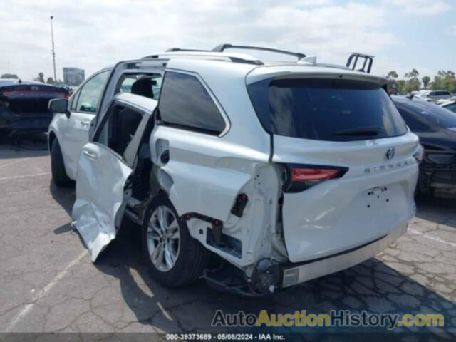 TOYOTA SIENNA LIMITED, 5TDZRKEC9NS096047