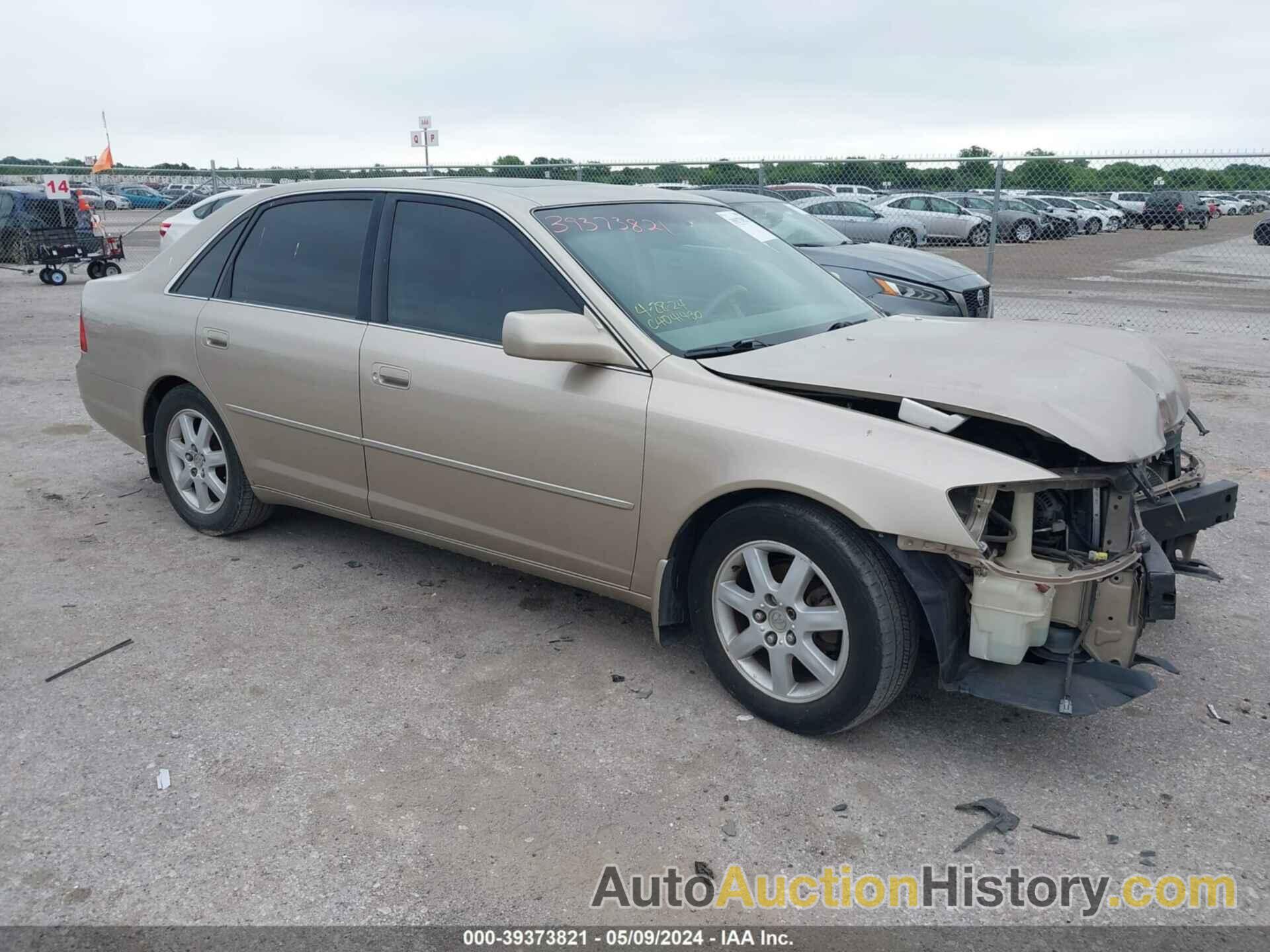 TOYOTA AVALON XL/XLS, 4T1BF28B9YU114023