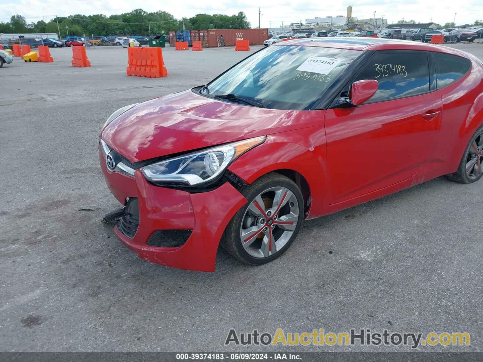 HYUNDAI VELOSTER, KMHTC6AD5GU281025