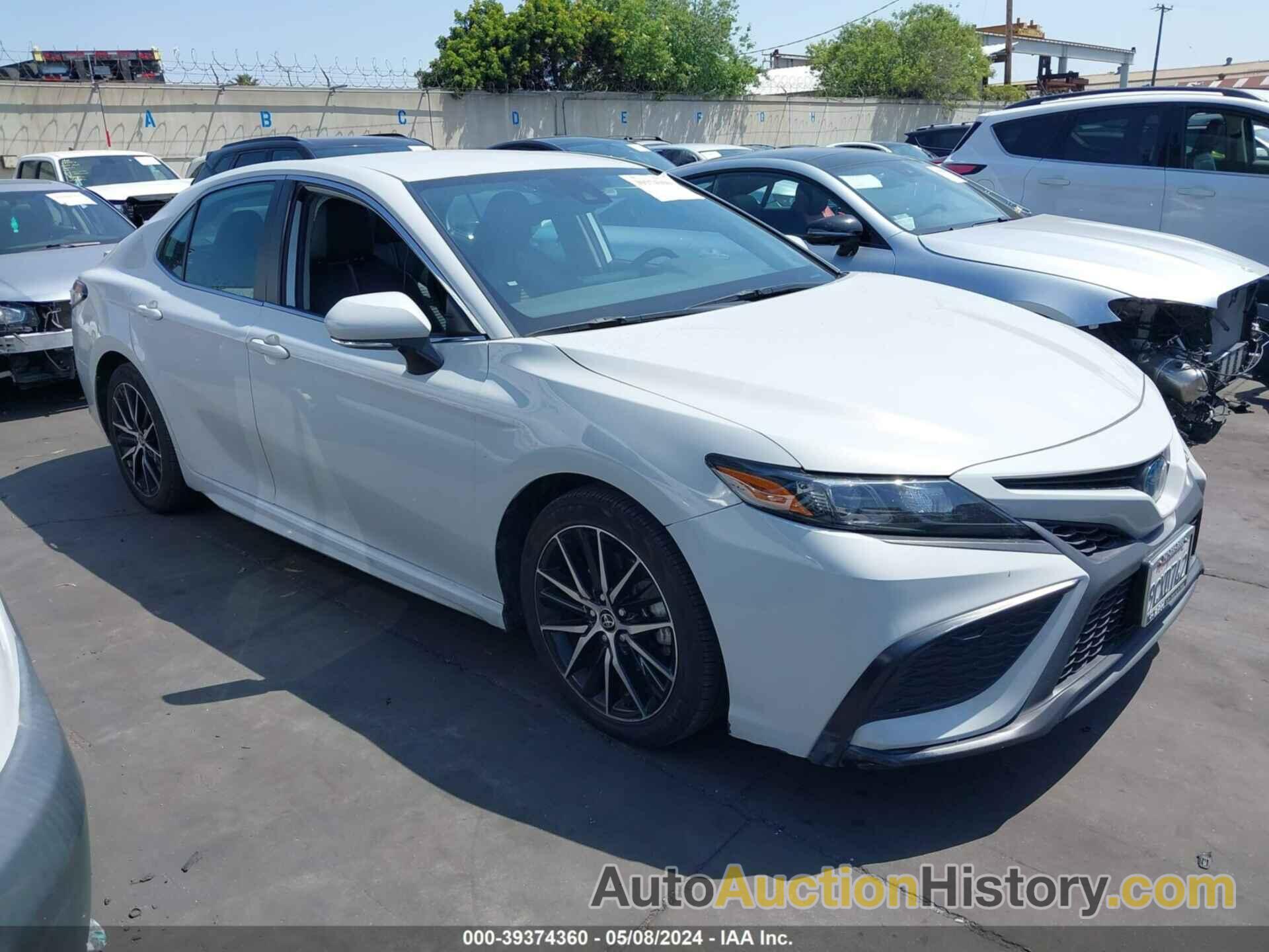 TOYOTA CAMRY SE HYBRID, 4T1G31AK8NU033786