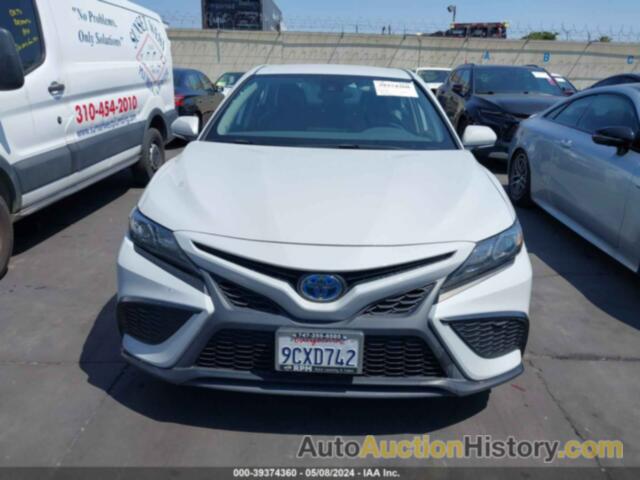 TOYOTA CAMRY SE HYBRID, 4T1G31AK8NU033786