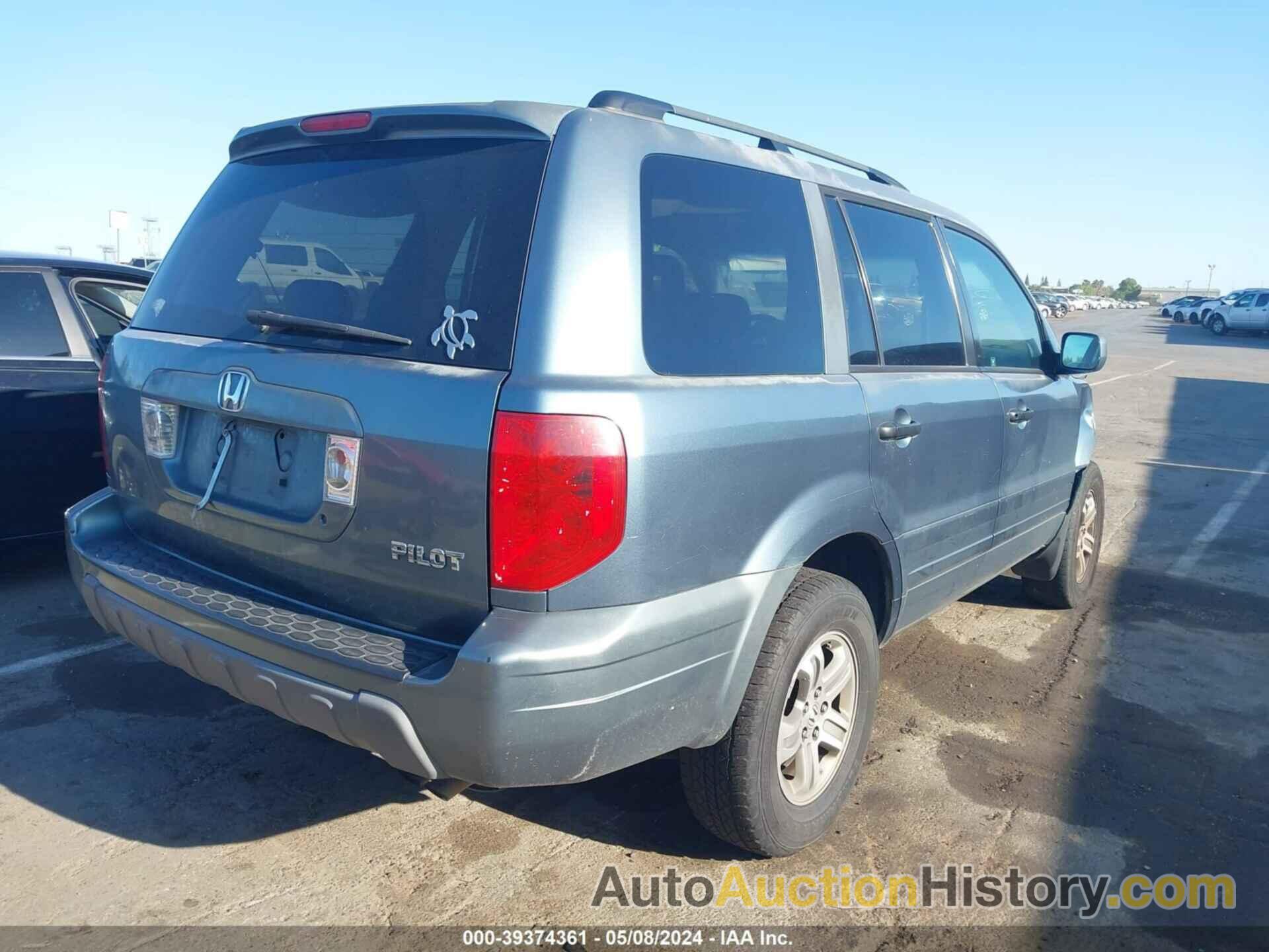 HONDA PILOT EX-L, 2HKYF18675H559894