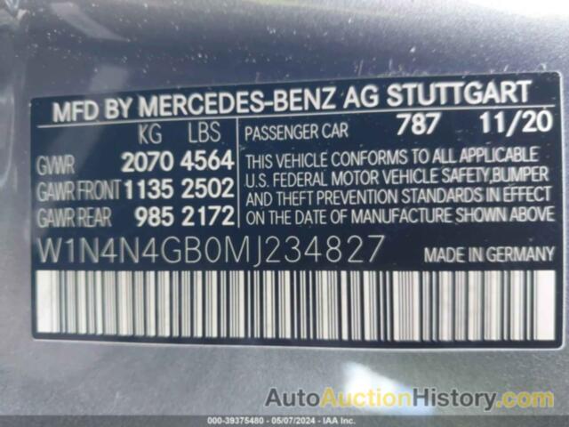 MERCEDES-BENZ GLA 250, W1N4N4GB0MJ234827