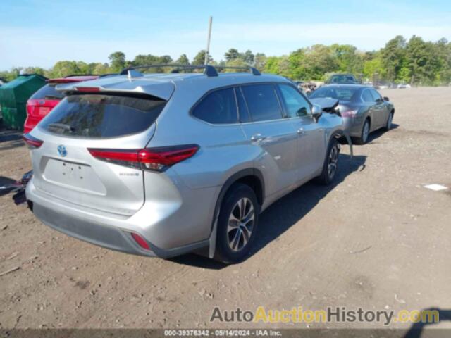 TOYOTA HIGHLANDER HYBRID XLE, 5TDHBRCH3LS509021