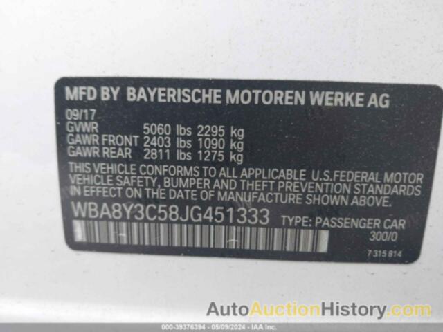 BMW 340I GRAN TURISMO XDRIVE, WBA8Y3C58JG451333