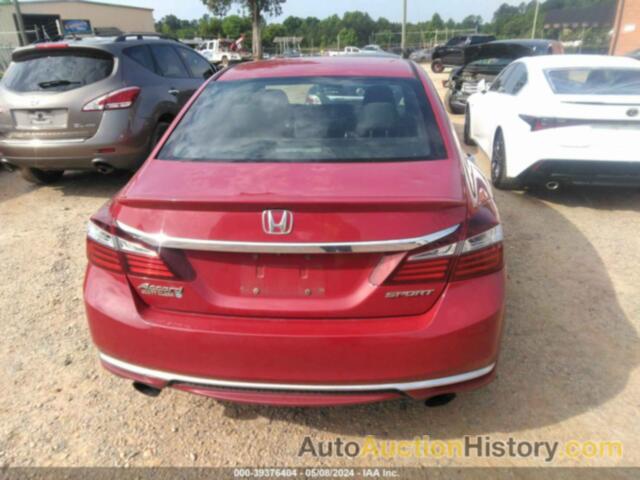 HONDA ACCORD SPORT, 1HGCR2F54GA241292