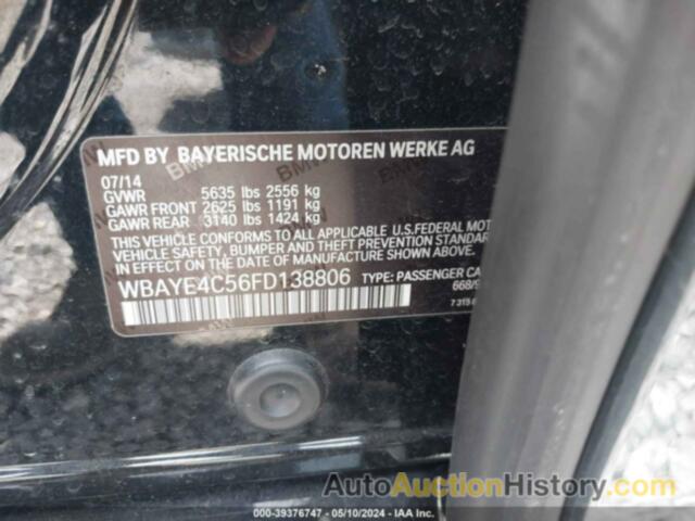 BMW 740LI LI, WBAYE4C56FD138806