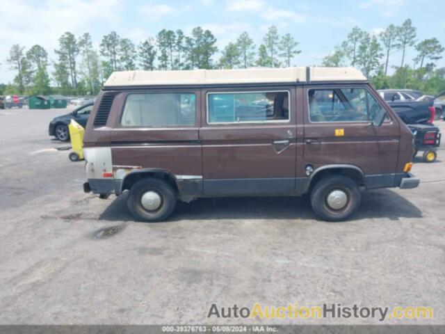 VOLKSWAGEN VANAGON CAMPMOBILE, WV2ZB0257EH084256