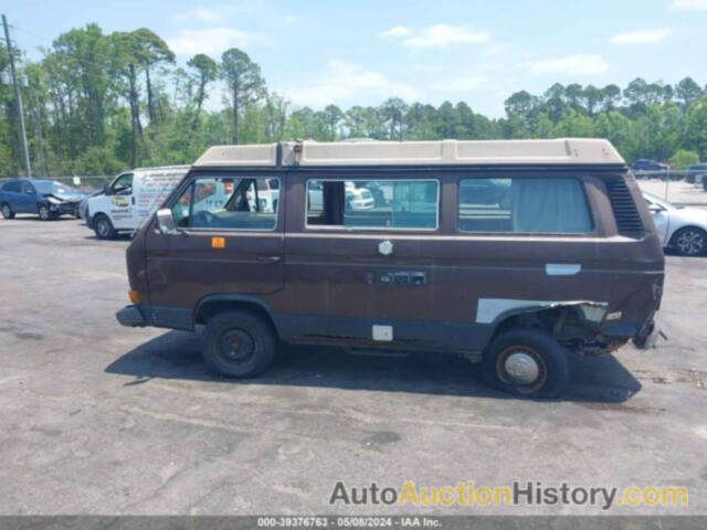 VOLKSWAGEN VANAGON CAMPMOBILE, WV2ZB0257EH084256