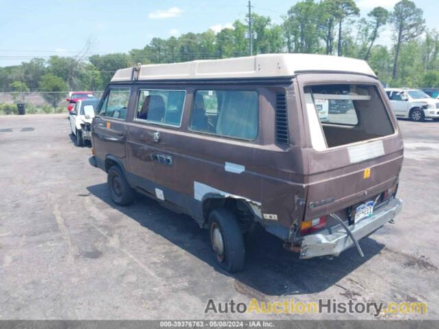 VOLKSWAGEN VANAGON CAMPMOBILE, WV2ZB0257EH084256