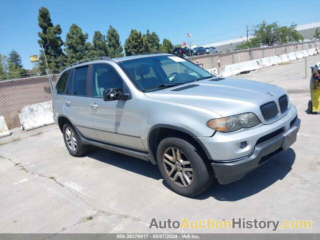 BMW X5 3.0I, 5UXFA13544LU25387