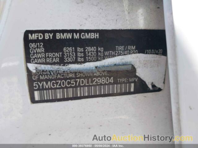 BMW X6 M, 5YMGZ0C57DLL29804