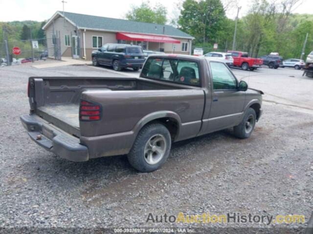 CHEVROLET S-10 LS FLEETSIDE, 1GCCS144XWK198965