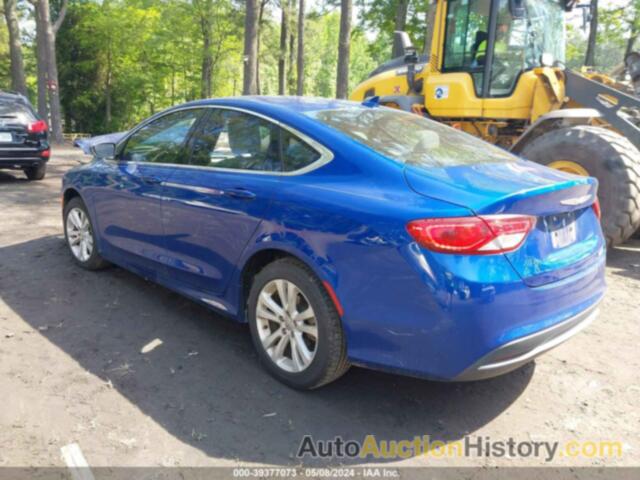 CHRYSLER 200 LIMITED PLATINUM, 1C3CCCABXHN510316