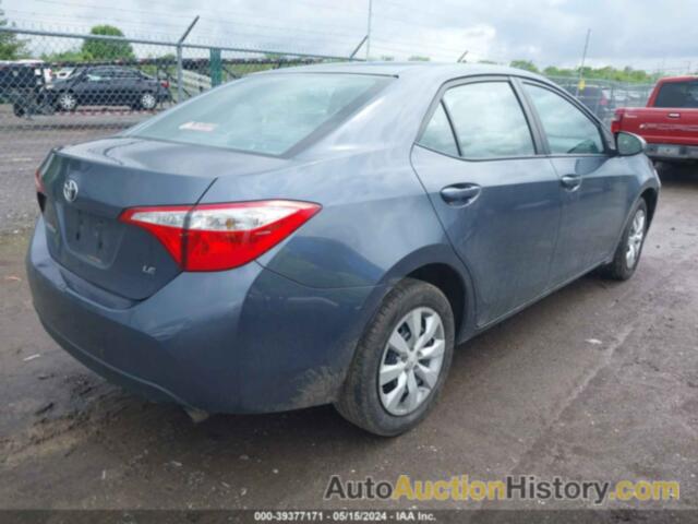 TOYOTA COROLLA LE, 5YFBURHE0EP156294