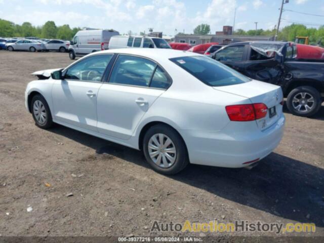 VOLKSWAGEN JETTA 2.0L S, 3VW2K7AJ0EM319015