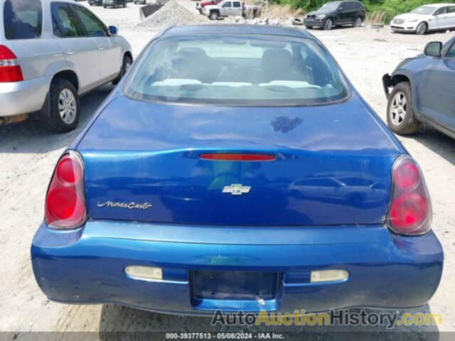 CHEVROLET MONTE CARLO LS, 2G1WW12E459152957