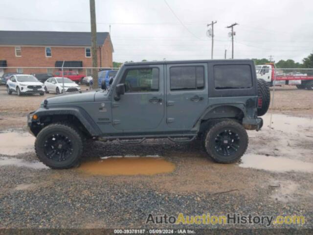 JEEP WRANGLER UNLIMITED SPORT, 1C4HJWDG8EL256726