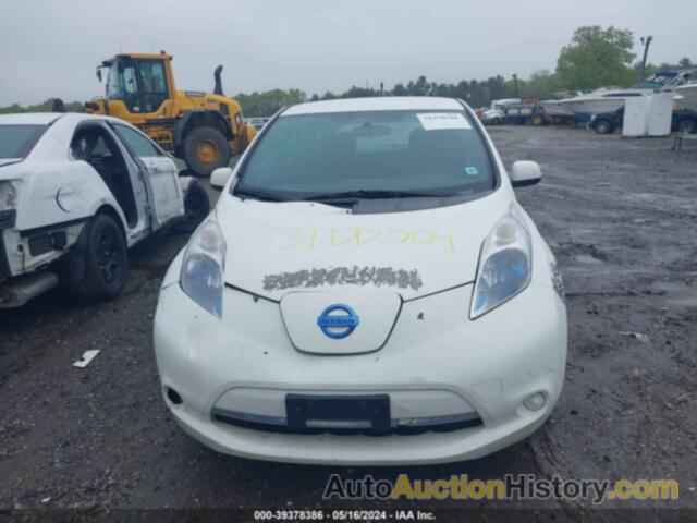 NISSAN LEAF S/SV/SL, 1N4AZ0CP6DC410380