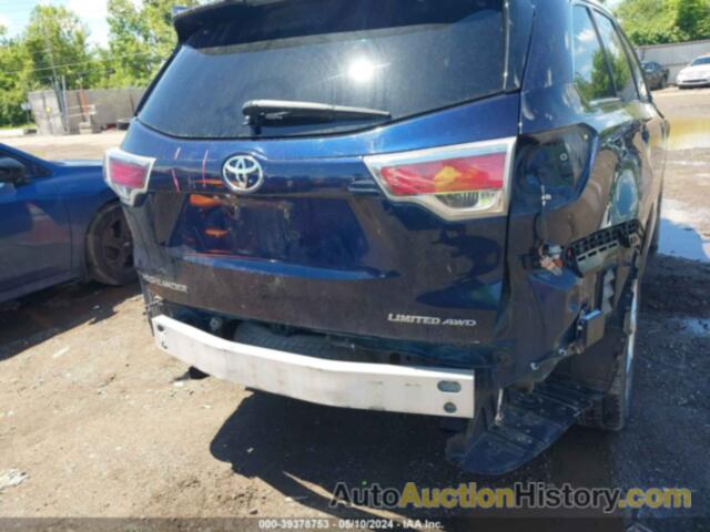 TOYOTA HIGHLANDER LIMITED PLATINUM V6, 5TDDKRFH0ES037289