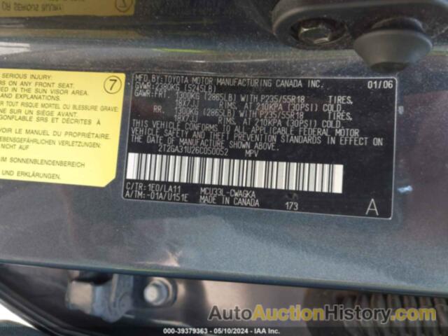 LEXUS RX 330, 2T2GA31U26C050052