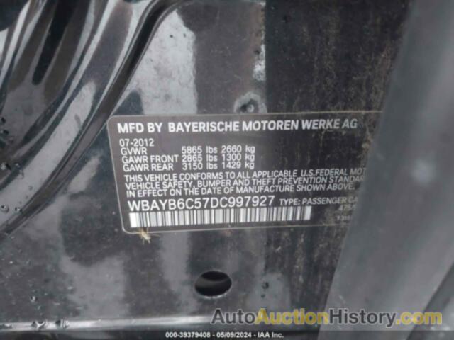BMW 750 XI, WBAYB6C57DC997927
