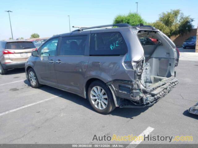 TOYOTA SIENNA LIMITED 7 PASSENGER, 5TDDK3DCXES083328