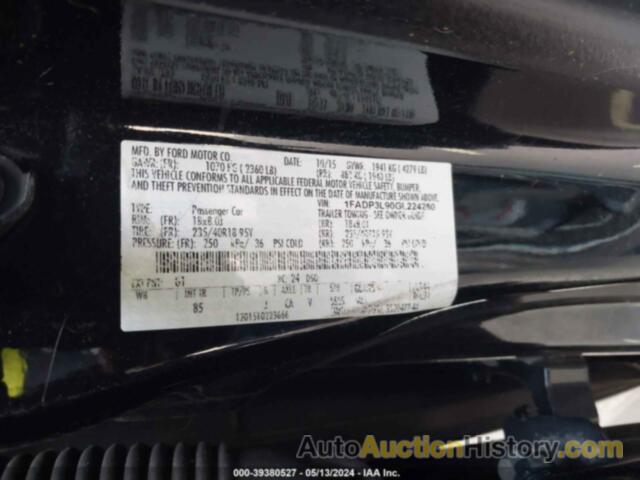 FORD FOCUS ST, 1FADP3L90GL224280