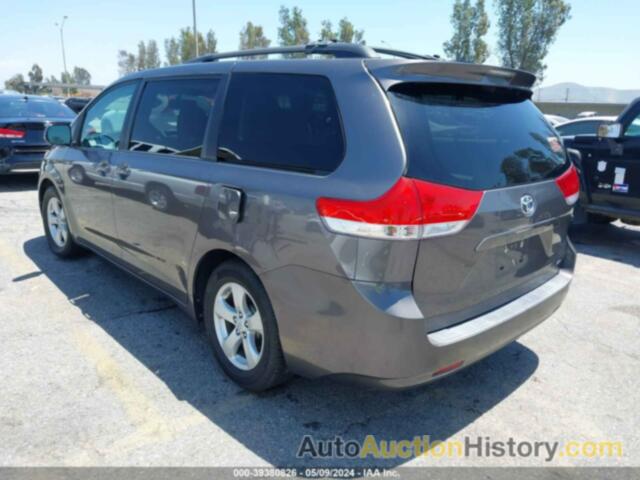 TOYOTA SIENNA LE V6 8 PASSENGER, 5TDKK3DC2CS202140