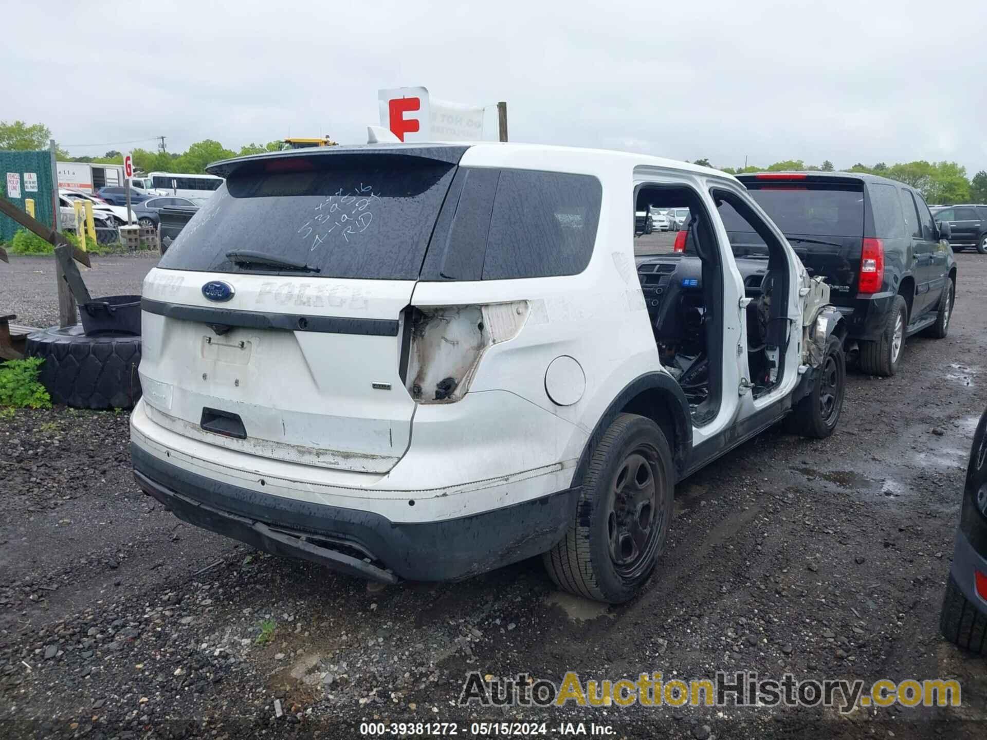 FORD EXPLORER POLICE INTERCEPTOR, 1FM5K8AR2GGC62174