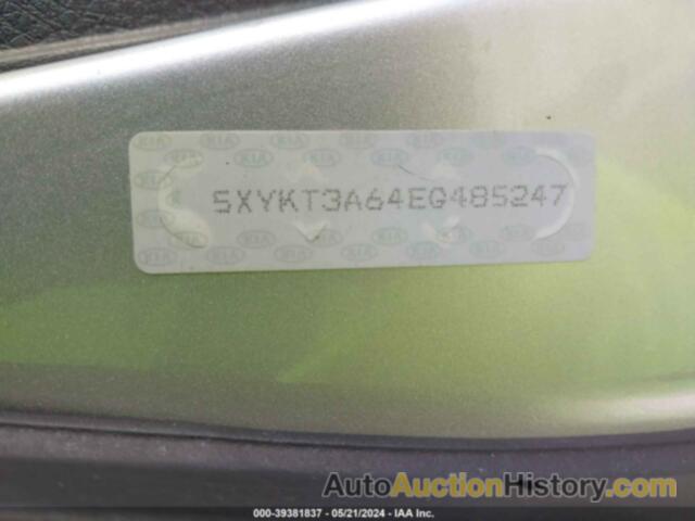 KIA SORENTO LX, 5XYKT3A64EG485247