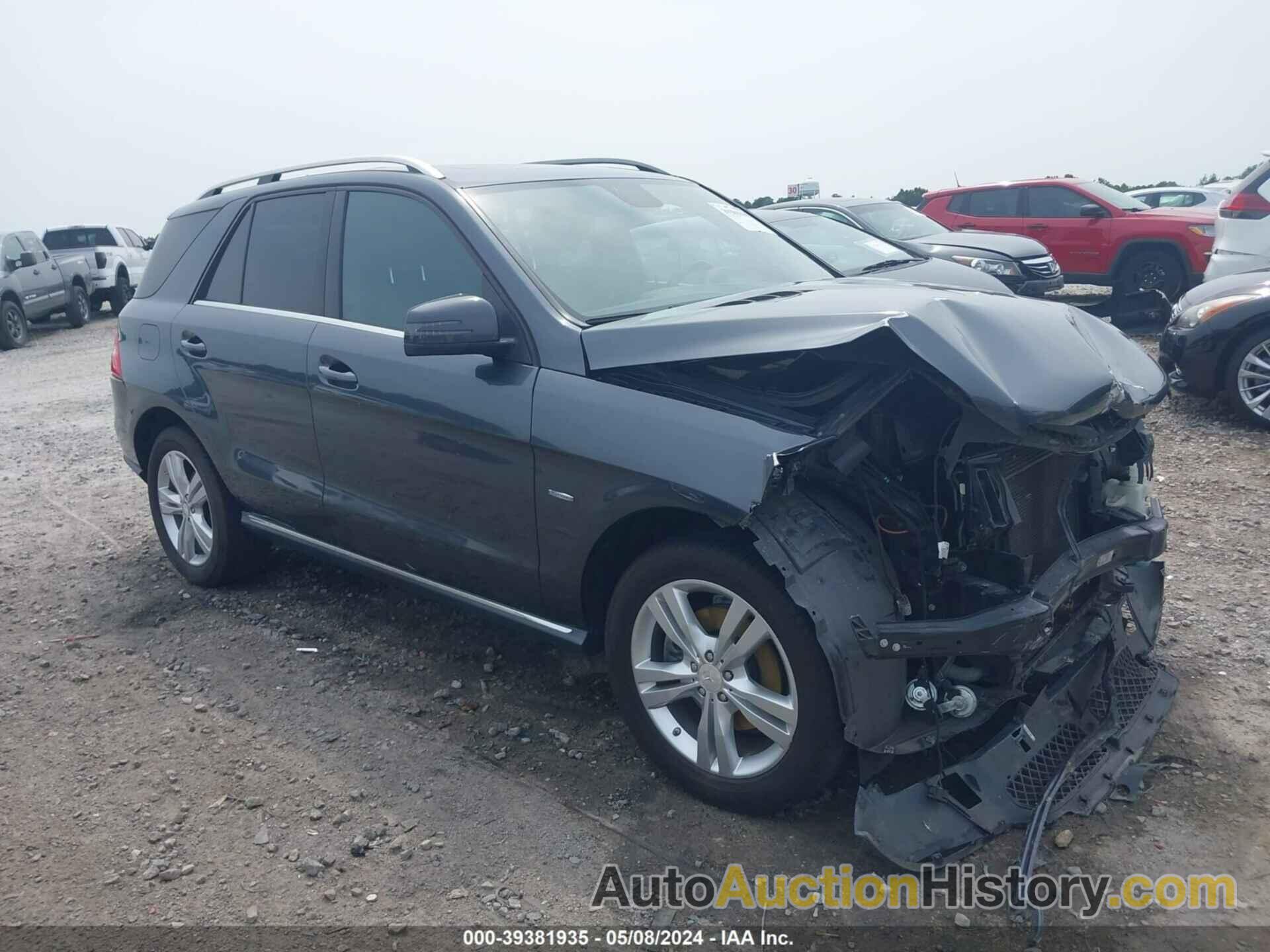 MERCEDES-BENZ ML 350 4MATIC, 4JGDA5HB0CA016596