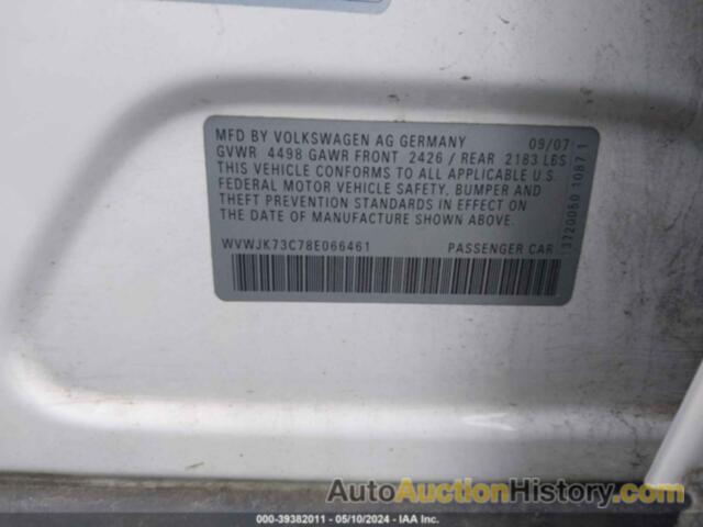 VOLKSWAGEN PASSAT TURBO, WVWJK73C78E066461