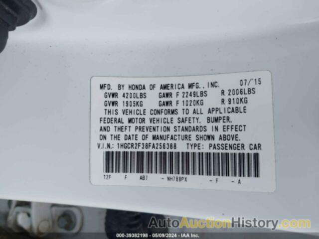 HONDA ACCORD LX, 1HGCR2F38FA256388