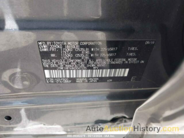 TOYOTA RAV4 LE, JTMF1RFV4KD047235