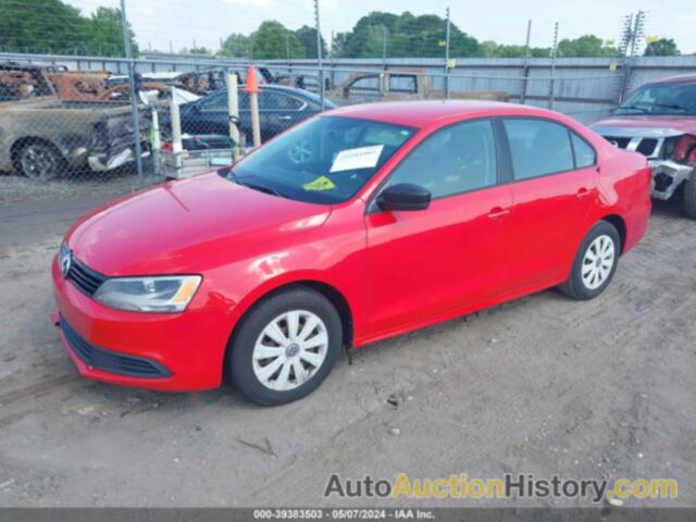 VOLKSWAGEN JETTA 2.0L S, 3VW2K7AJ5EM408322