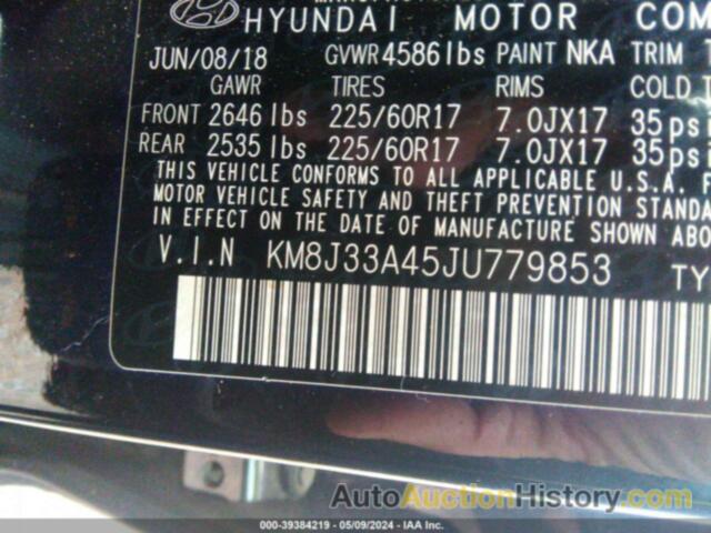 HYUNDAI TUCSON LIMITED/SPORT AND ECO/SE, KM8J33A45JU779853