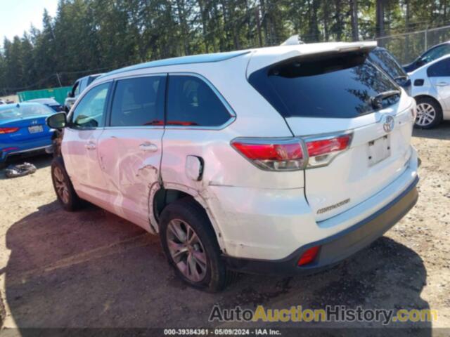 TOYOTA HIGHLANDER XLE V6, 5TDJKRFH1FS222374