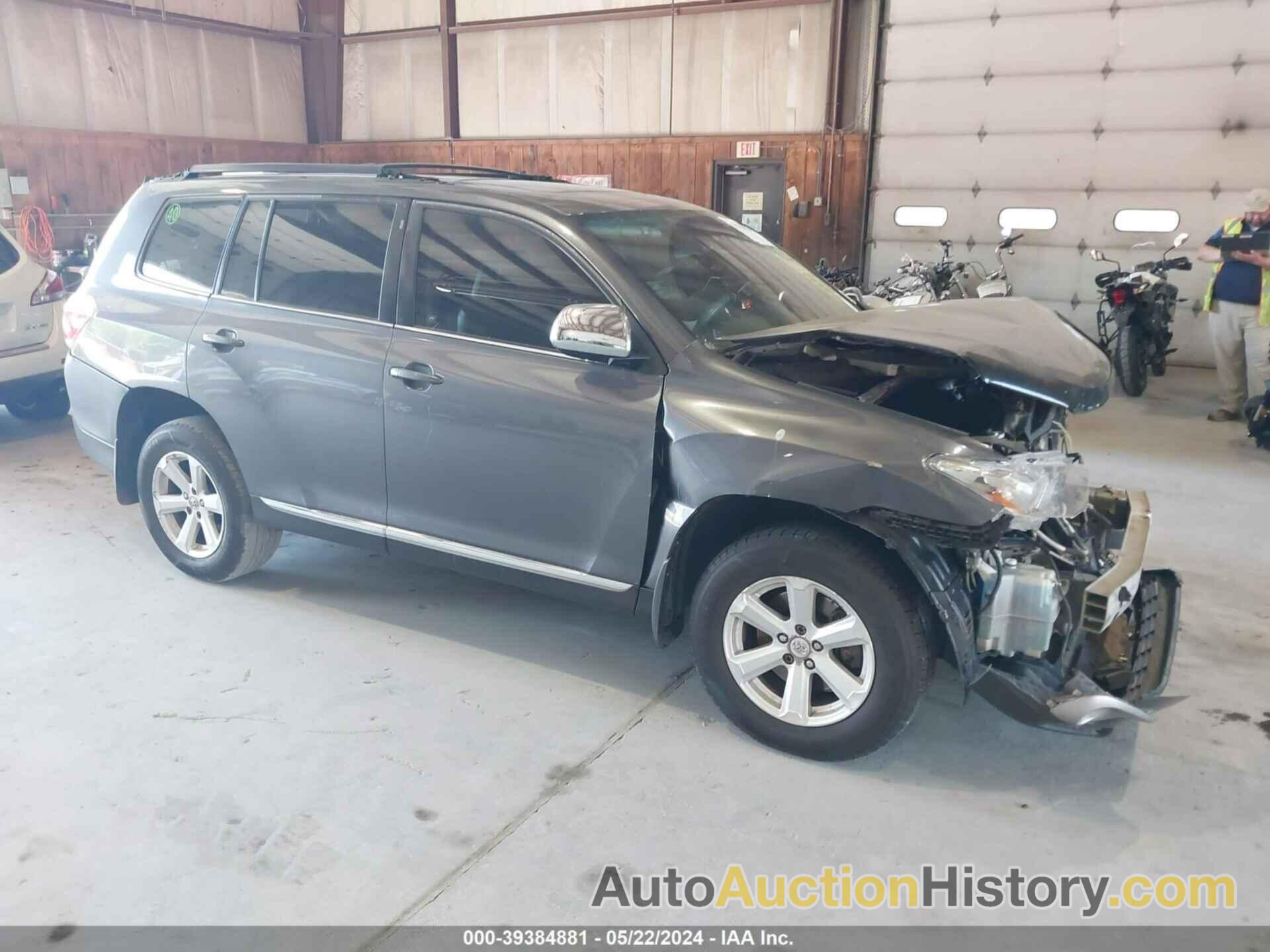 TOYOTA HIGHLANDER SE V6, 5TDBK3EH0CS097219