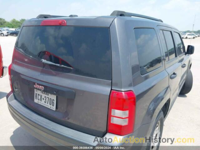 JEEP PATRIOT SPORT, 1C4NJPBB2GD698768