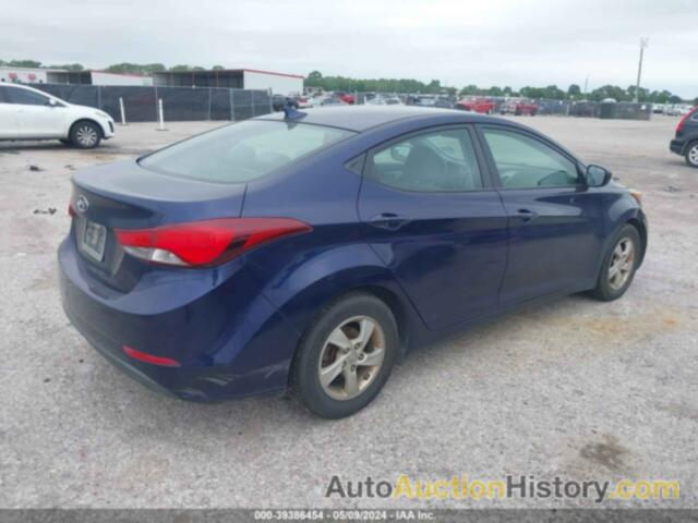 HYUNDAI ELANTRA SE, 5NPDH4AEXEH460062