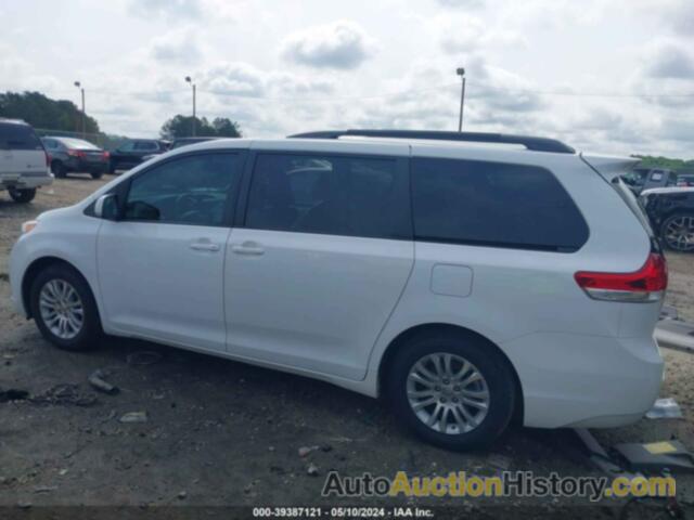 TOYOTA SIENNA XLE V6 8 PASSENGER, 5TDYK3DC9ES463763