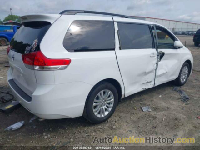 TOYOTA SIENNA XLE V6 8 PASSENGER, 5TDYK3DC9ES463763