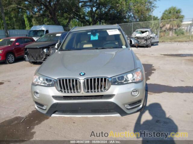 BMW X3 SDRIVE28I, 5UXWZ7C58H0T44492