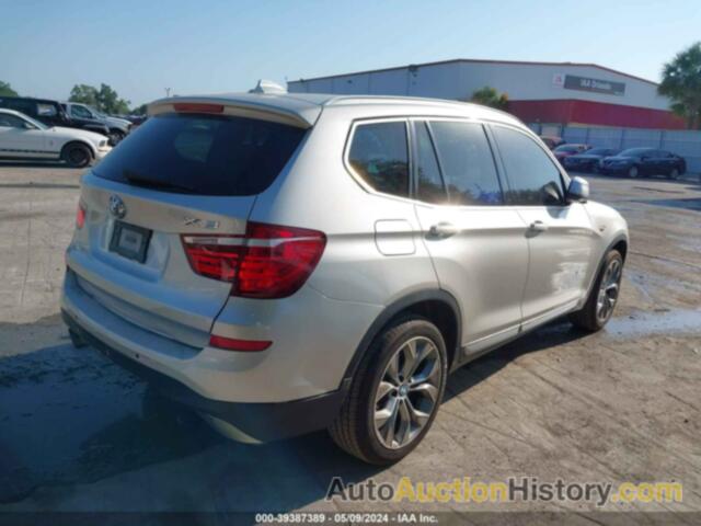 BMW X3 SDRIVE28I, 5UXWZ7C58H0T44492