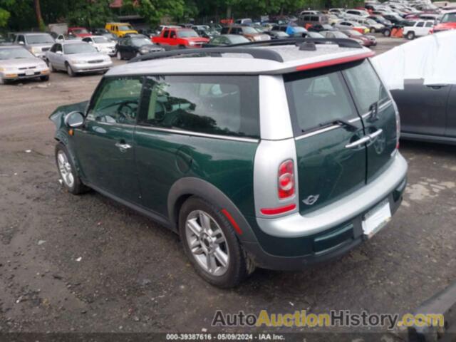 MINI COOPER CLUBMAN, WMWZF3C5XBTY00608