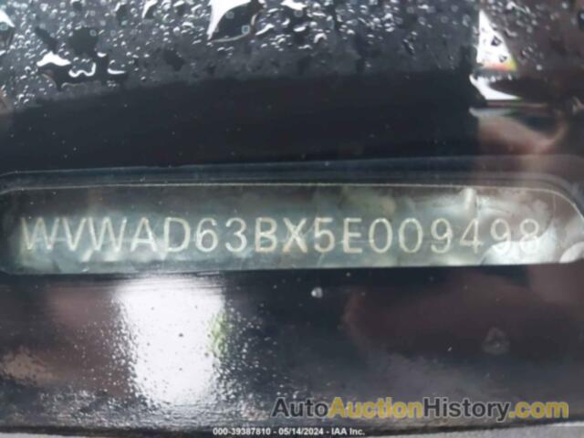 VOLKSWAGEN PASSAT GLS, WVWAD63BX5E009498