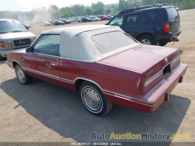 CHRYSLER LEBARON MEDALLION, 1C3BC55D1CG161420