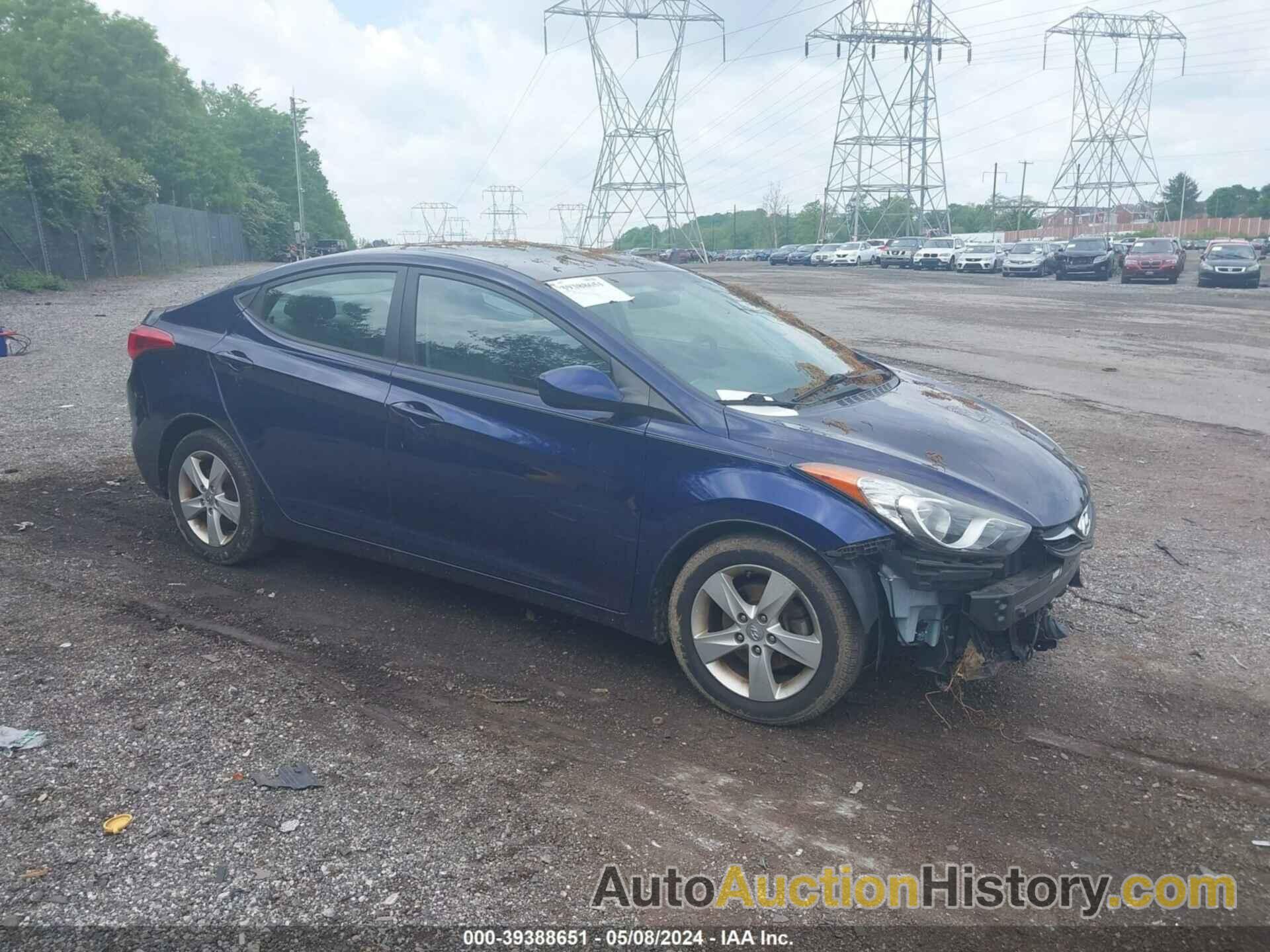 HYUNDAI ELANTRA GLS, 5NPDH4AE2DH436952